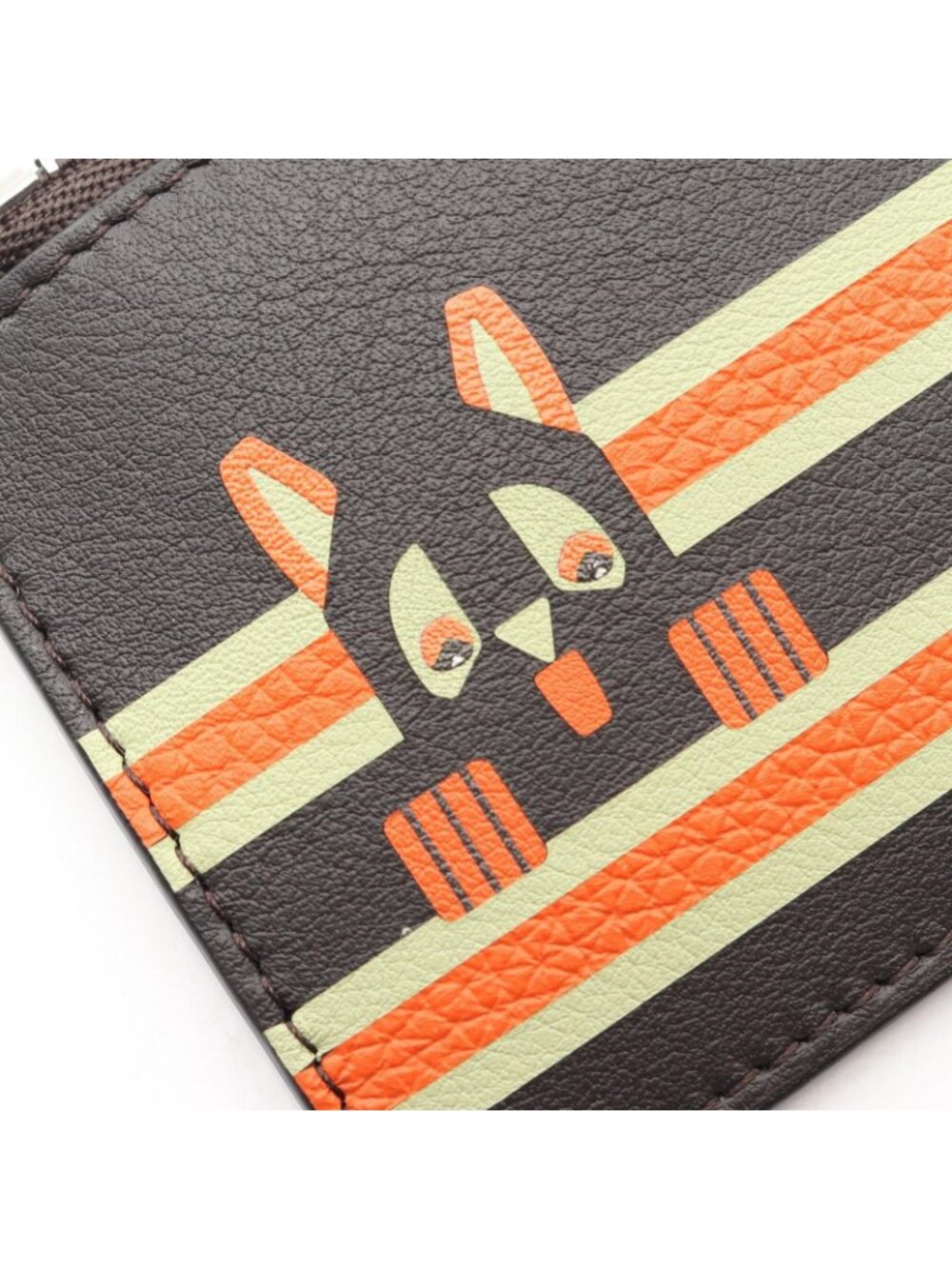 Loewe Card Case Futurist Cat Coin Holder Leather - Picture 5 of 5